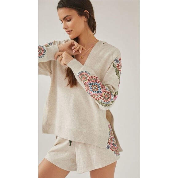 NWT Anthro Daily Practice The Rosa Hoodie/Short Matching Set Size XS/XXS - Picture 15 of 15